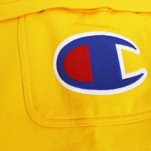 Champion Life™ Super Fleece 3.0 Overalls Size S Unisex Yellow Pockets Sweatpants - Picture 9 of 11